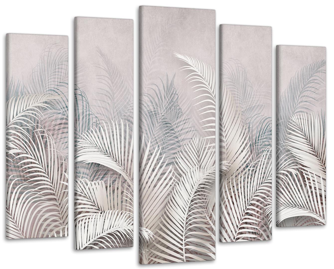 Картина модульна Абстракція Листя 110х160 см (Art-467_5)