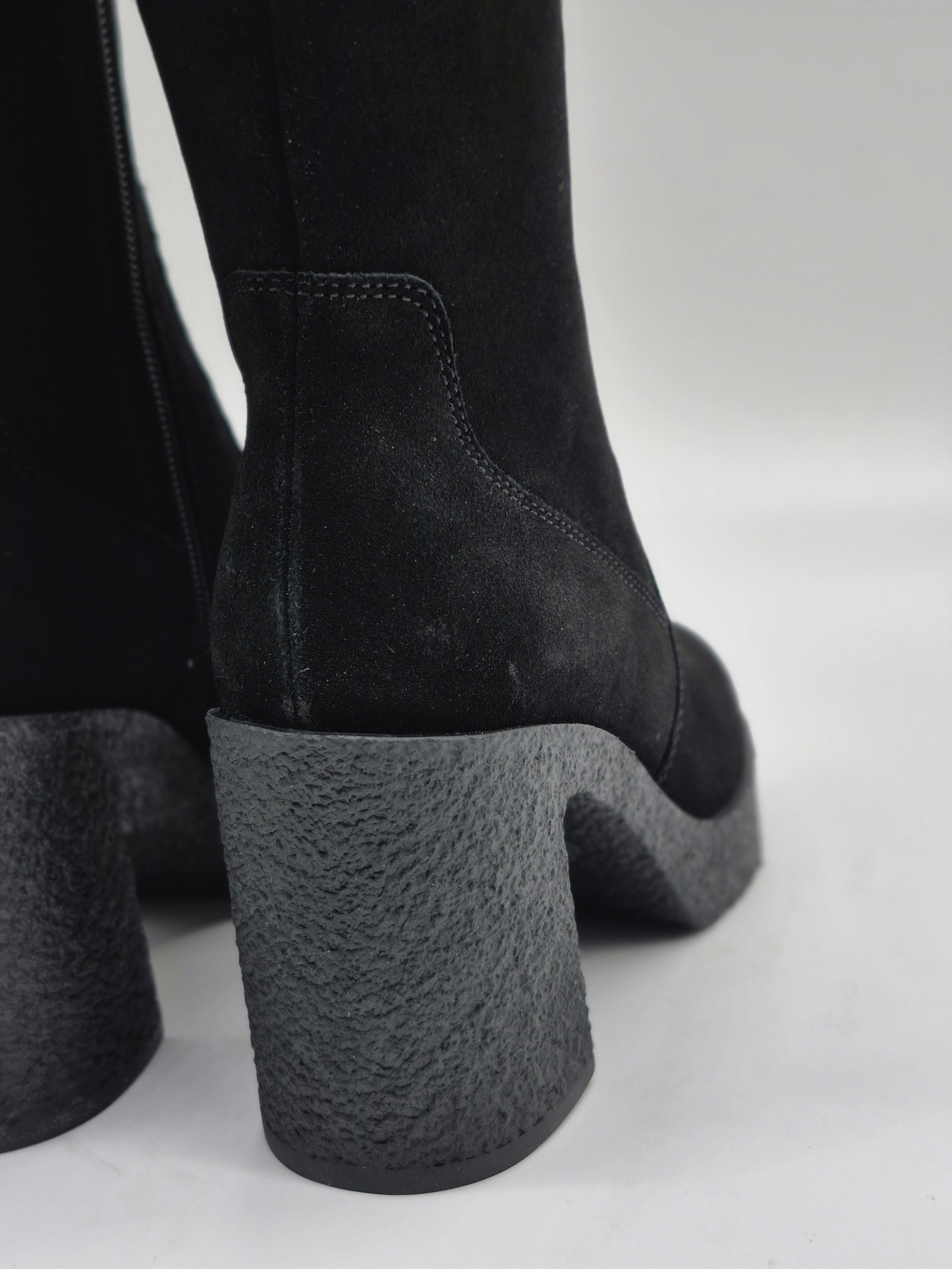 Чоботи жіночі на підборах What For HITA р. 38 Чорний - фото 3 Чоботи жіночі на підборах What For HITA р. 38 Чорний - фото 3