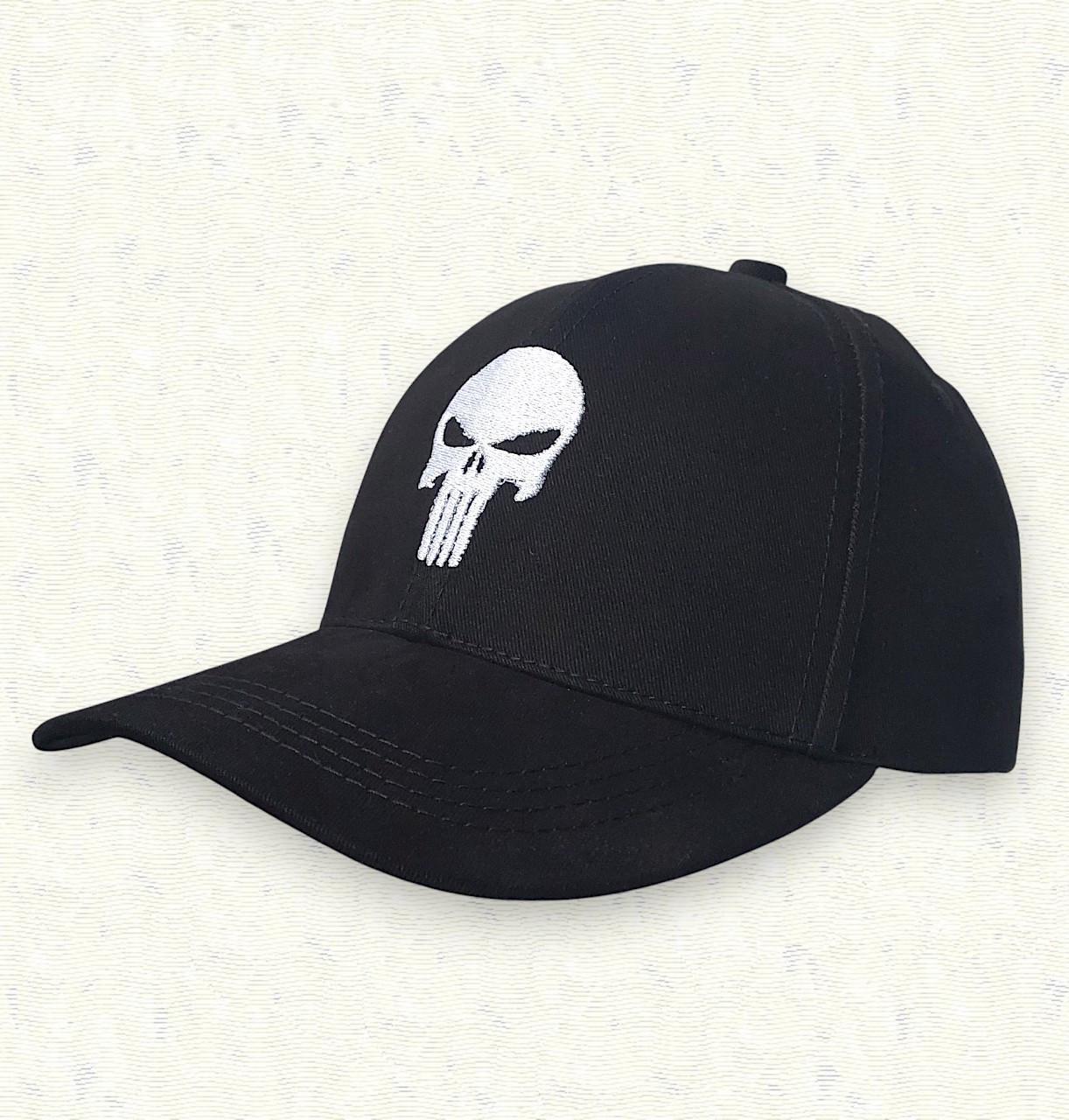 Бейсболка Punisher котон Черный/Белый (5460) Бейсболка Punisher котон Черный/Белый (5460)