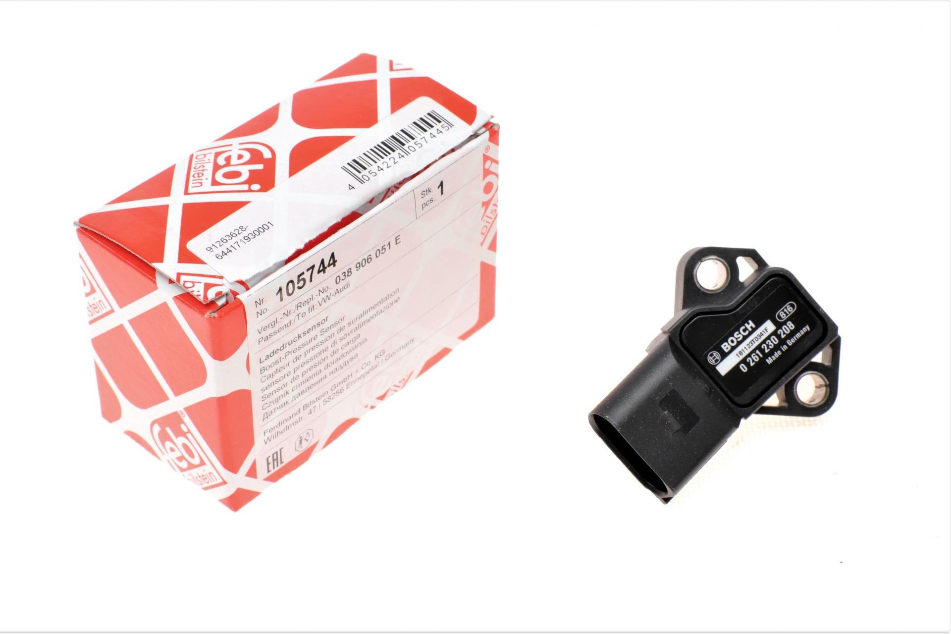 Датчик давления наддува VW T5/T6 2,0 TSI 16V 09-- (1005744)