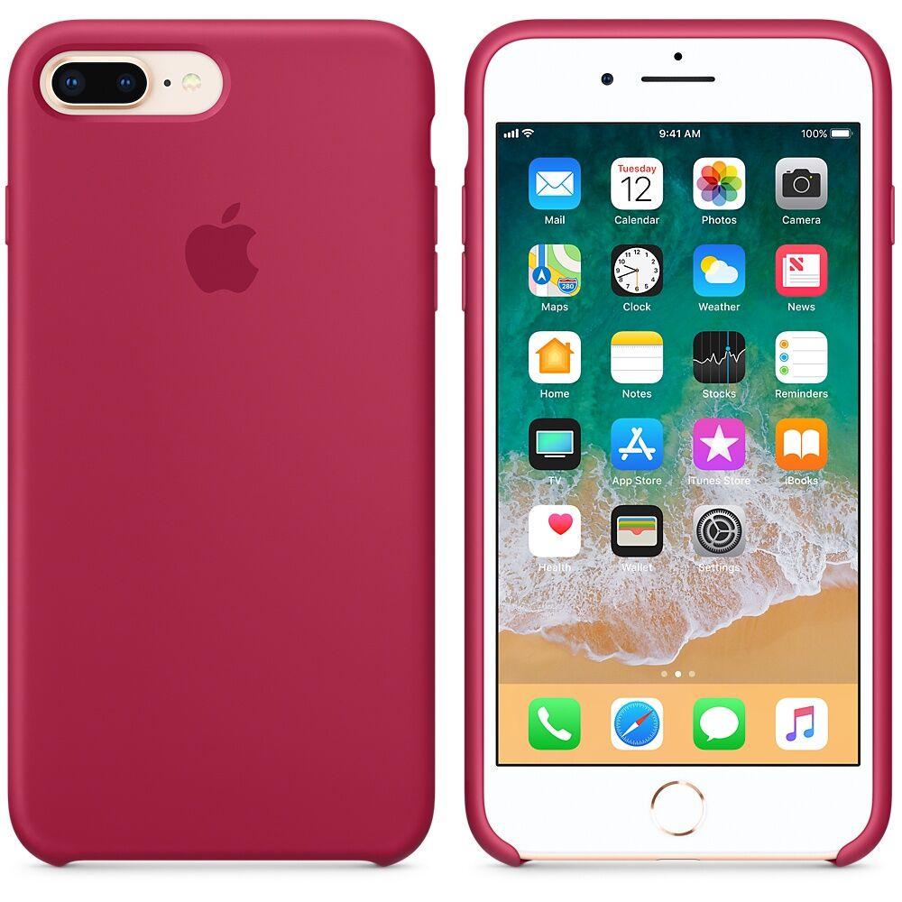 Чехол-накладка Apple Silicone Case for iPhone 7/8 Plus, Rose Red (HC)