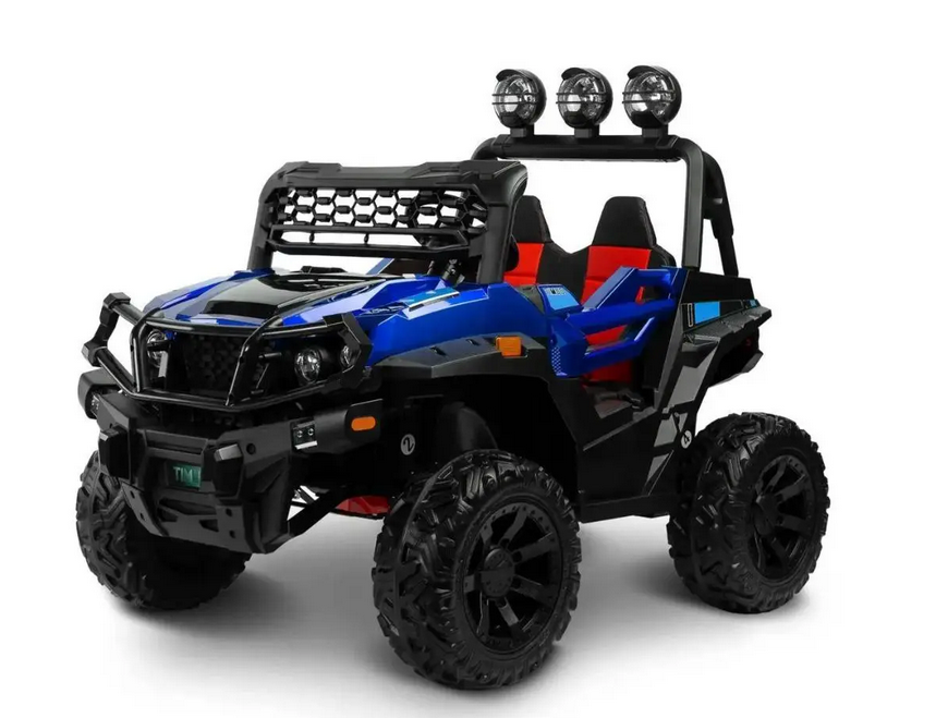 Детский электромобиль VOLSO 12V 4х25W 7 Ah джип с MP3 и пультом Синий (VS908B4)