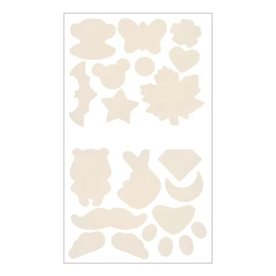 Термоаплікація на одяг самоклеючі сет 25х14,5 см Бежевий (2537424033)