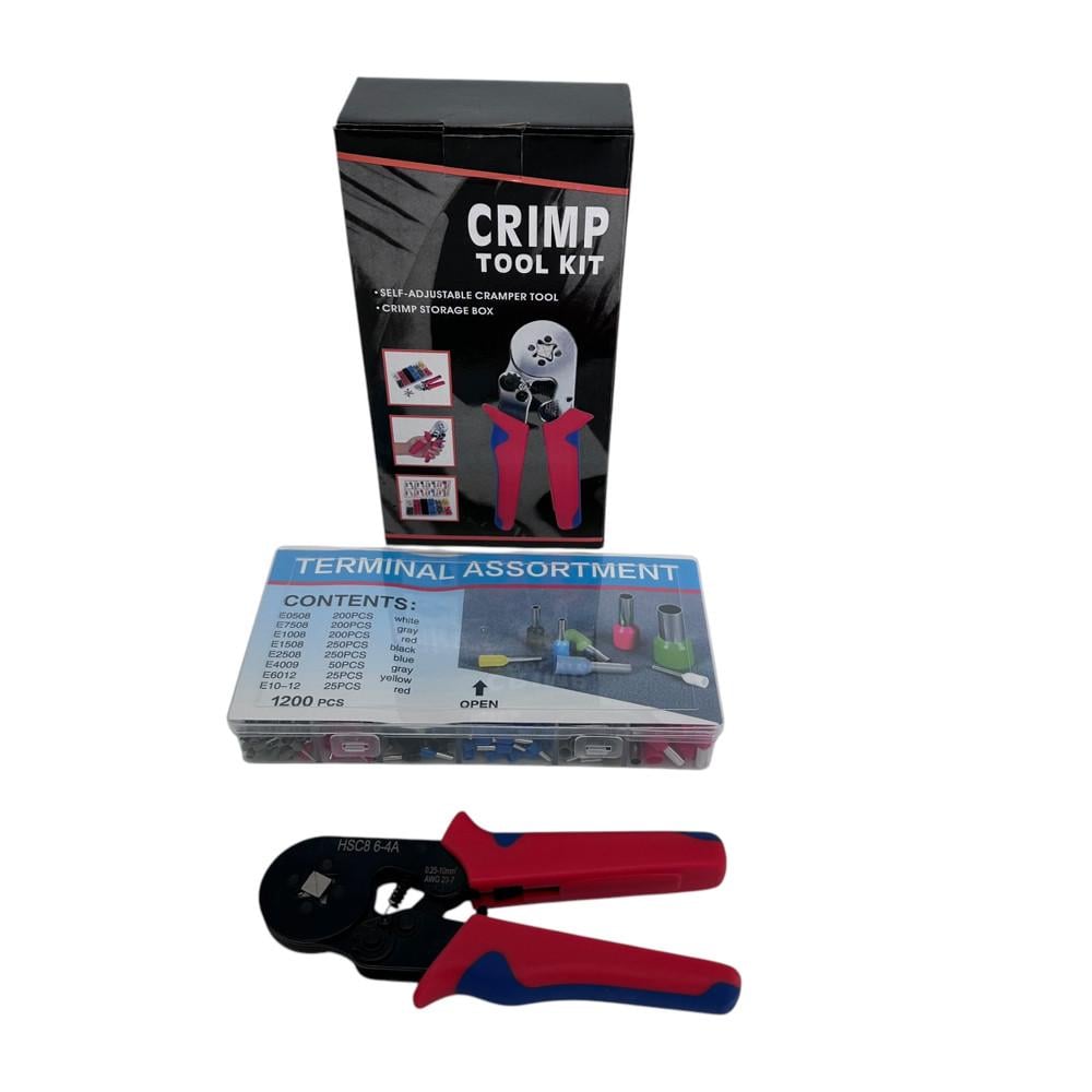 Набор гильзовых наконечников с обжимными клещами HSC8 для опрессования проводов 1200 шт. (2577288651) - фото 5 Набор гильзовых наконечников с обжимными клещами HSC8 для опрессования проводов 1200 шт. (2577288651) - фото 5