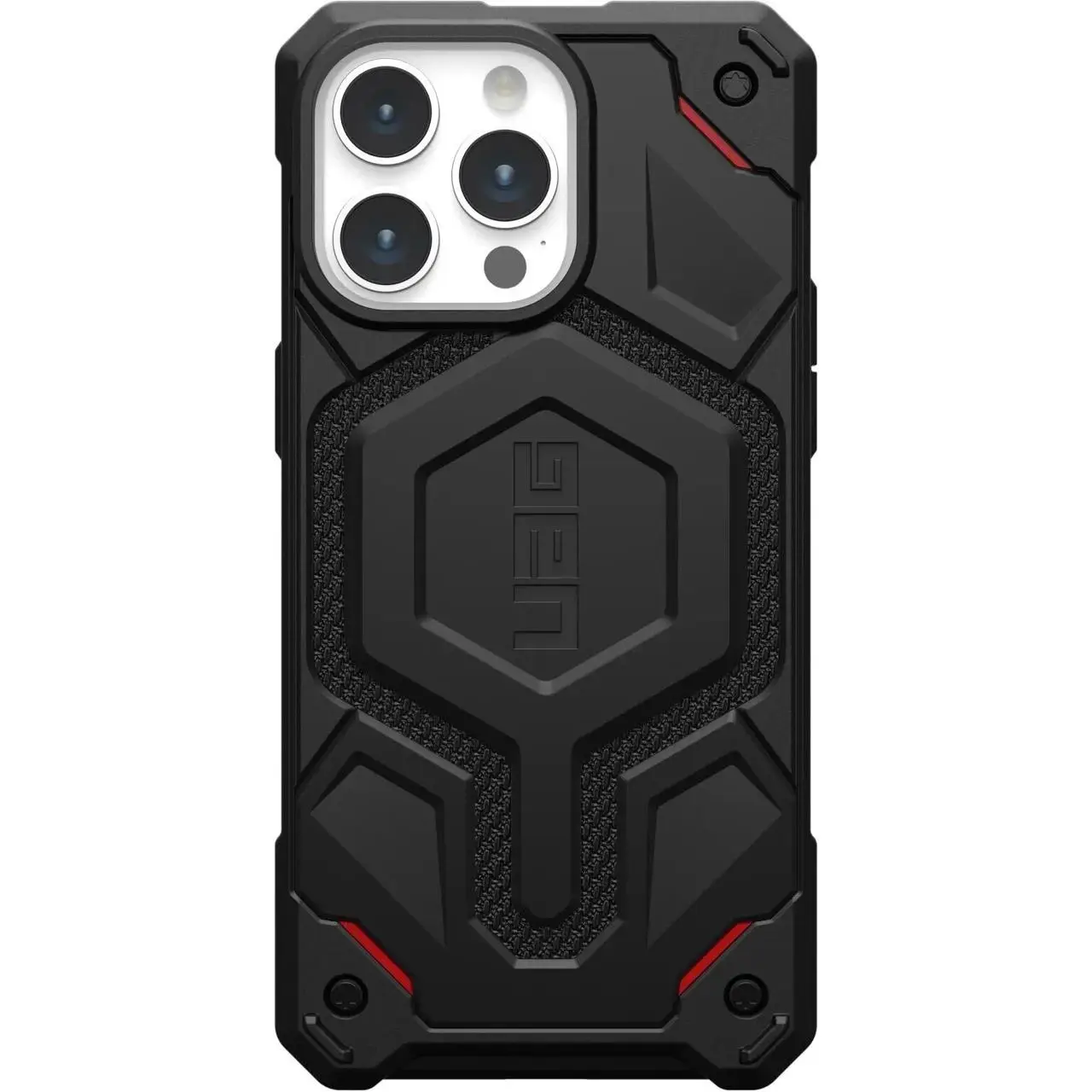 Чехол-накладка UAG Case for iPhone 16 Pro Monarch Pro Magsafe, Kevlar Black (114456113940)