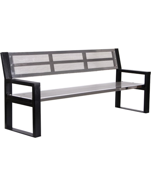 Скамейка Loft Жасмин 2 м Черный (6156d5b33edc877ba8589e8b)