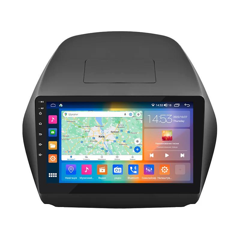 Автомагнітола штатна Lesko для Hyundai Tucson II 2009-2015 10" 4/64Gb CarPlay 4G Wi-Fi GPS Prime MOB