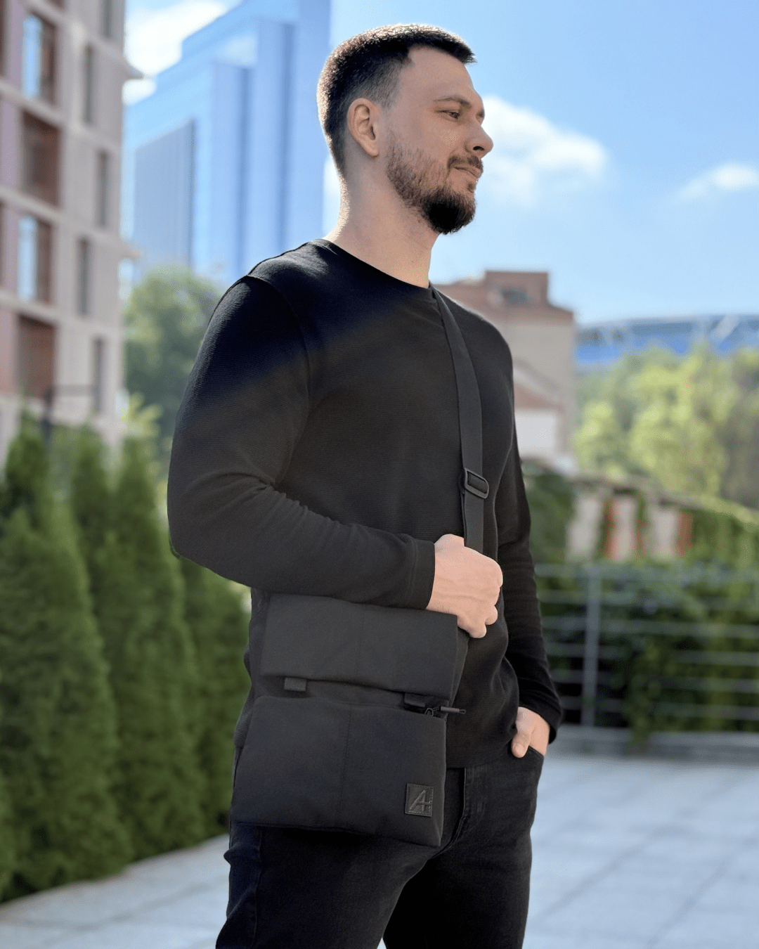Сумка мужская с кобурой A-line A39 Черный