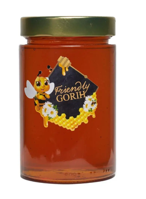 Мед різнотрав'я врожай 2025 р. 370 мл 520 г