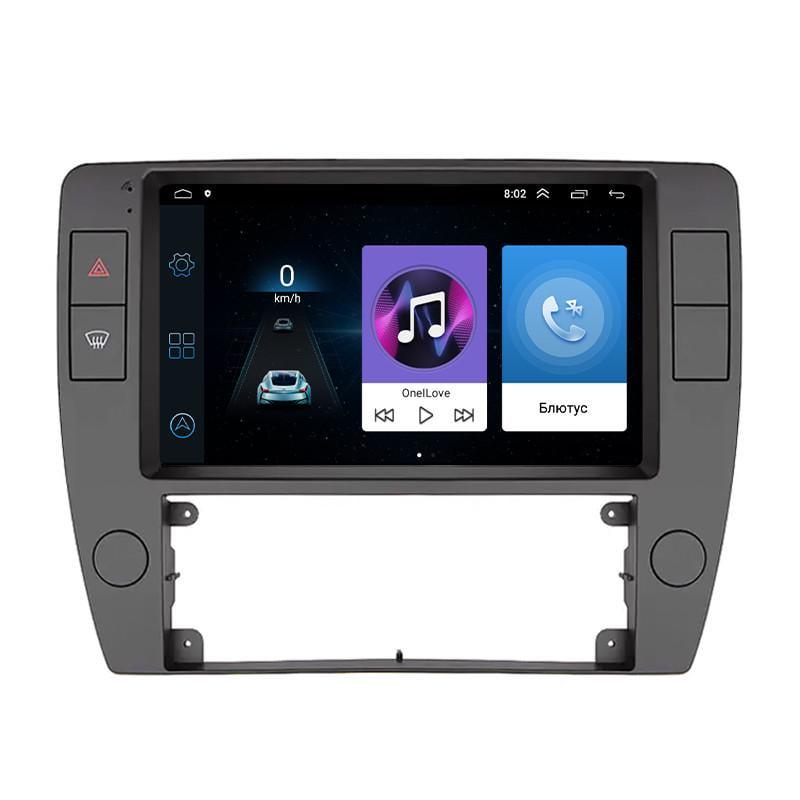 Автомагнітола штатна Lesko для Volkswagen Passat B5 рестайлінг 2000-2005 9" 1/16Gb Wi-Fi GPS Base MOB