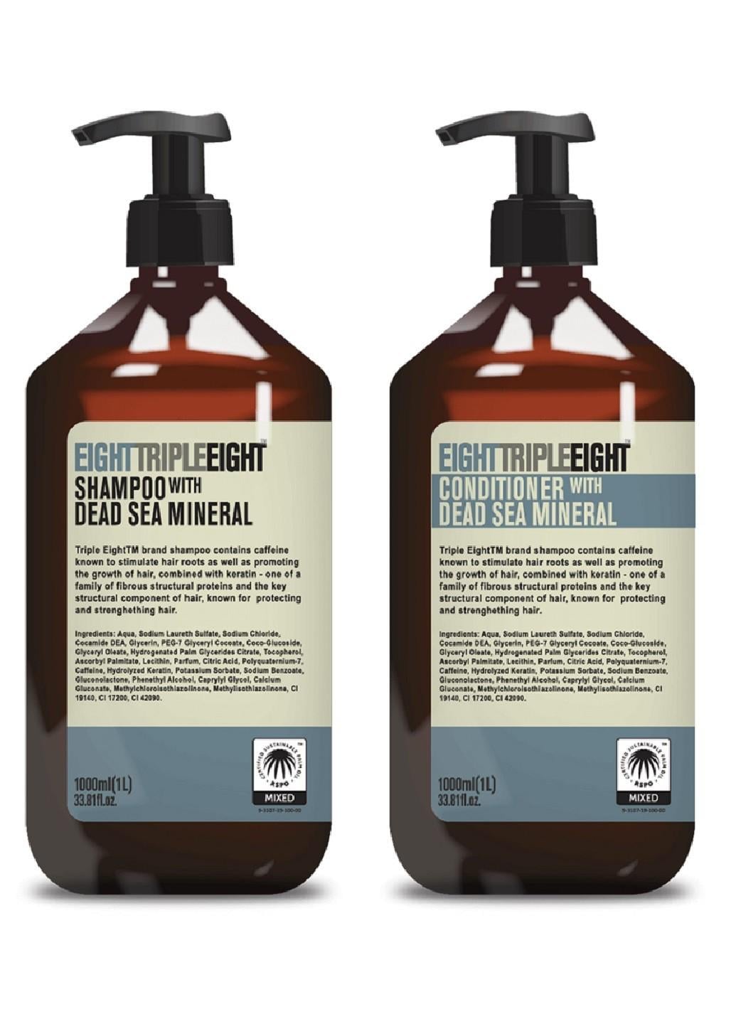 Набор для укрепления и роста волос Eight Triple Eight Dead Sea Mineral 1 л + 1 л (E-0267N)