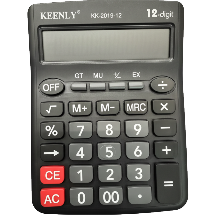 Калькулятор настільний KEENLY KK-2019 Чорний (30167237)