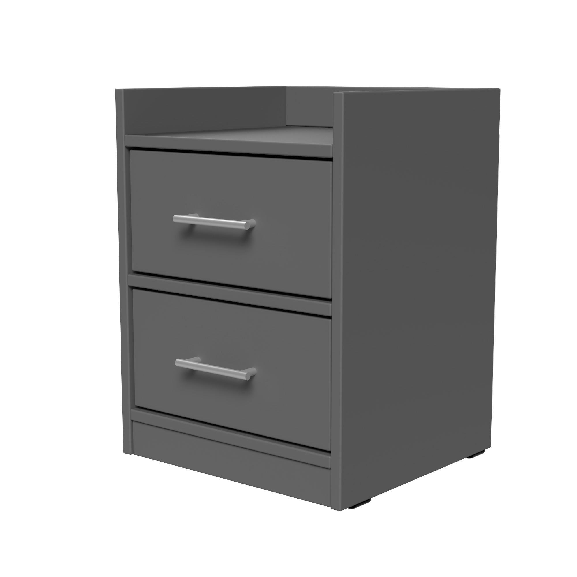 Тумба прикроватная ТП6 SENAM 500х380х350 мм ДСП Серый Графит - фото 3 Тумба прикроватная ТП6 SENAM 500х380х350 мм ДСП Серый Графит - фото 3