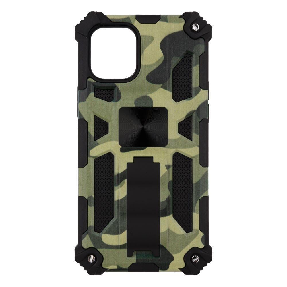 Противоударный Чехол Shockproof Camouflage для iPhone 12 Mini Камуфляж Салатовый