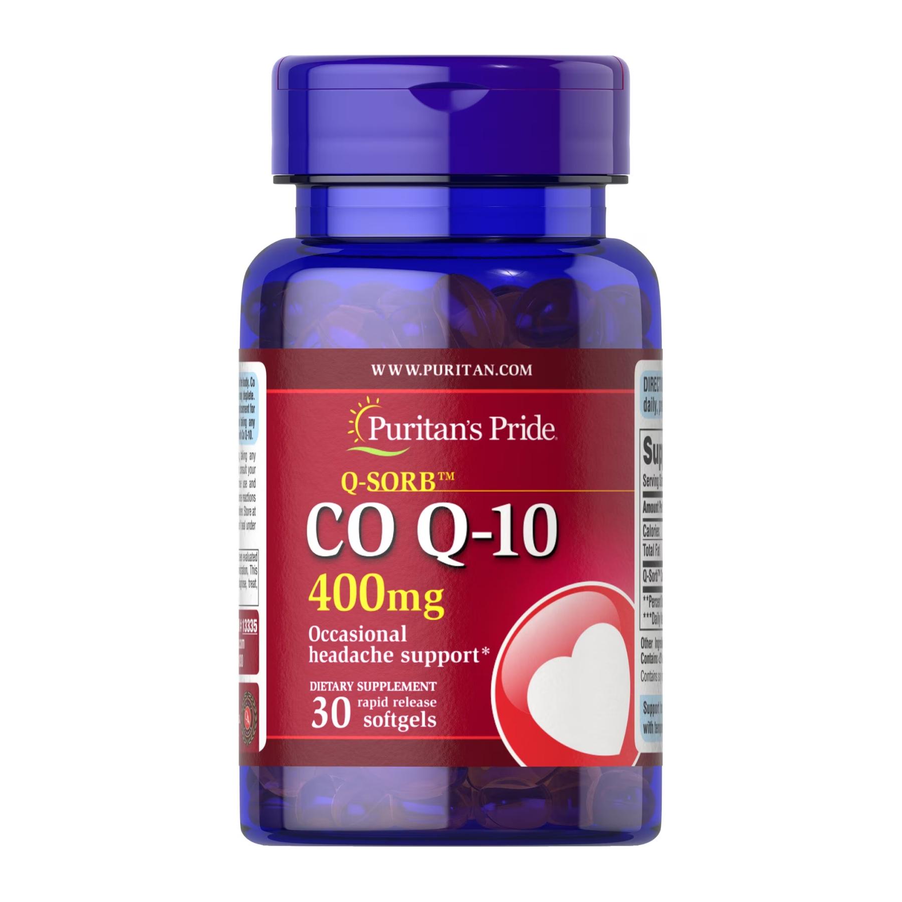 Натуральная добавка Q-SORB Co Q-10 400 mg 30 caps (2022-10-2879)