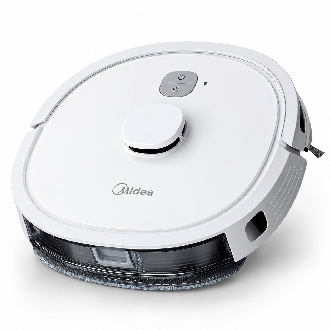 Робот-пилосос з вологим прибиранням Midea M6 HEPA-фільтр та зарядною базою 110 хв Білий (39115022)