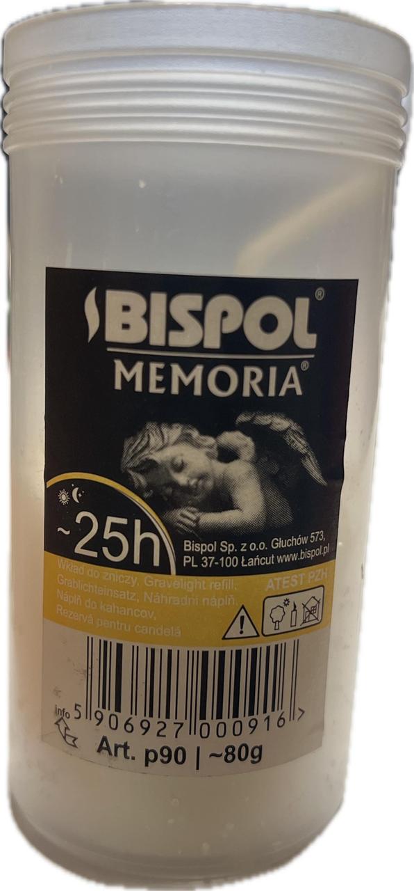 Свічка столова парафінова Bispol 25 годин горіння - фото 3 Свічка столова парафінова Bispol 25 годин горіння - фото 3