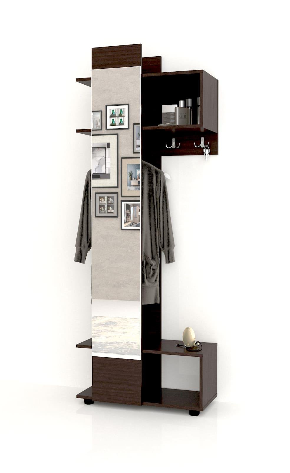 Вешалка в прихожую Мастер Форм Аякс левосторонняя 700х325х1880 мм Венге (20937) - фото 1 Вешалка в прихожую Мастер Форм Аякс левосторонняя 700х325х1880 мм Венге (20937) - фото 1