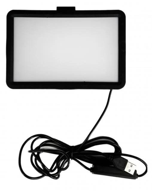 Кольцевая лампа LED с девятью цветовыми фильтрами 20 см 8" 120 Lights USB 15W2V (ts000078031)