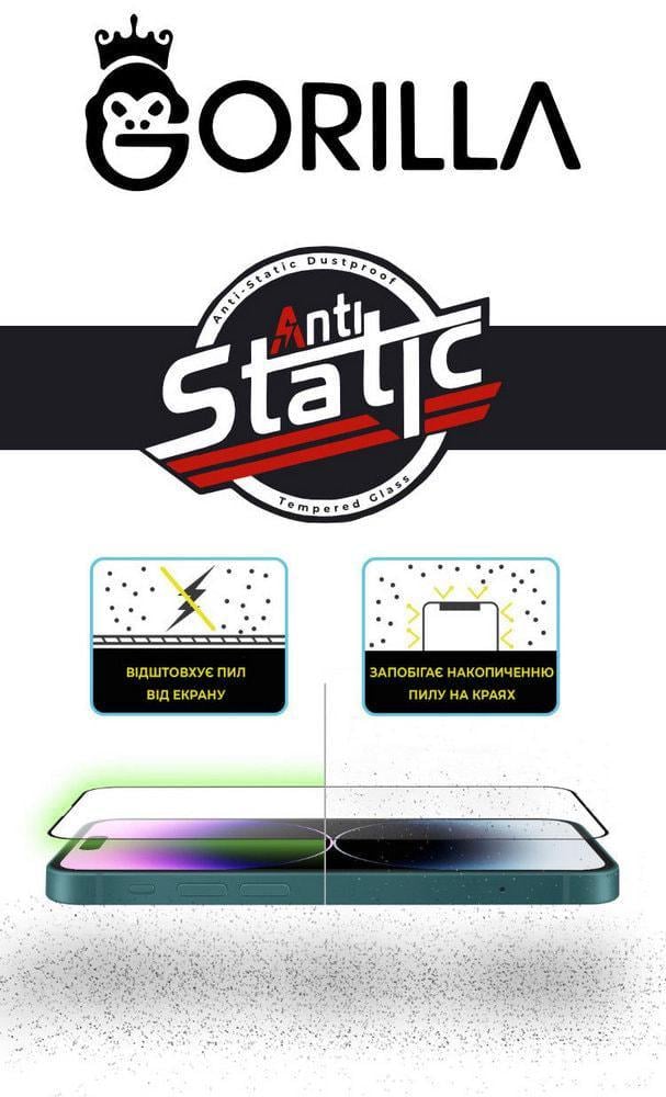 Захисне скло Gorilla Anti-Static Xiaomi Redmi Note 10 Pro (35929) - фото 3 Захисне скло Gorilla Anti-Static Xiaomi Redmi Note 10 Pro (35929) - фото 3