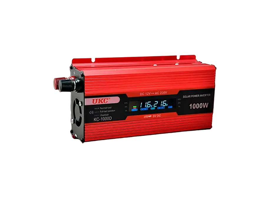 Инвертор UKC KC-1000D 12V-220V 1000W с LCD-дисплеем (14-3-02812)