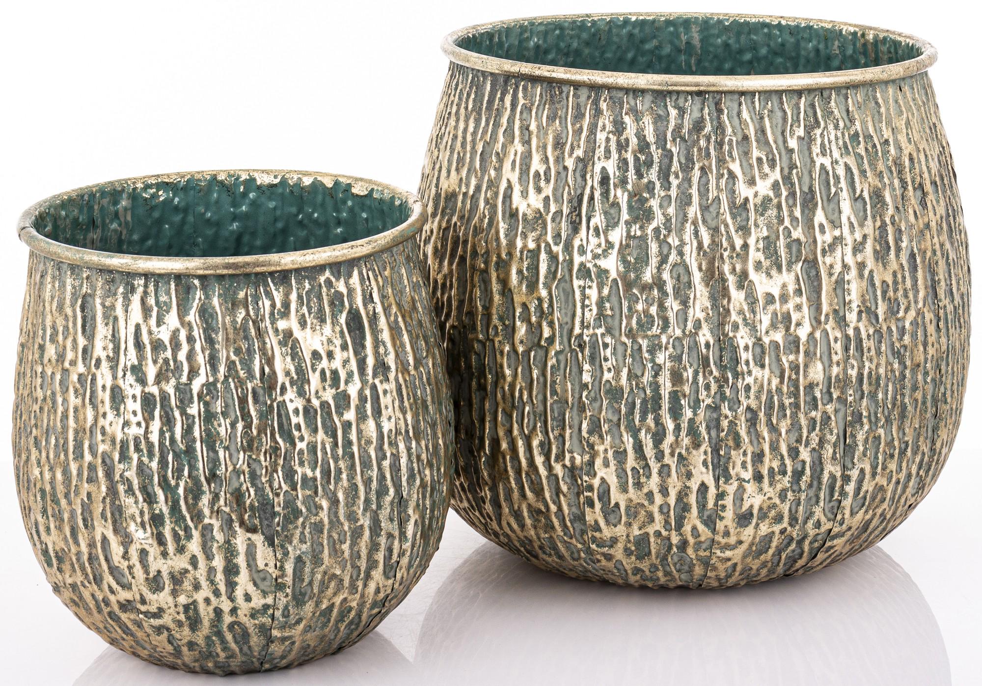 Кашпо металлическое 30x32x32 см (168314-в) - фото 2 Кашпо металлическое 30x32x32 см (168314-в) - фото 2