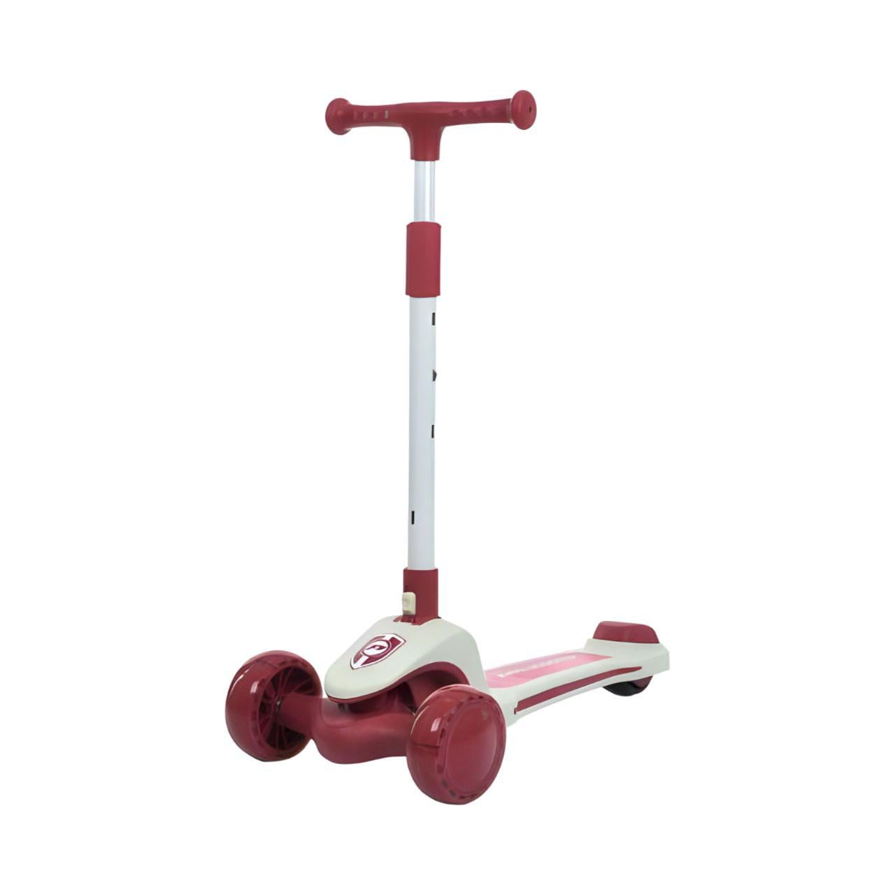 Детский самокат JR3-131-R Maxi-Big со светом и музыкой на батарейках Красный (26490396)