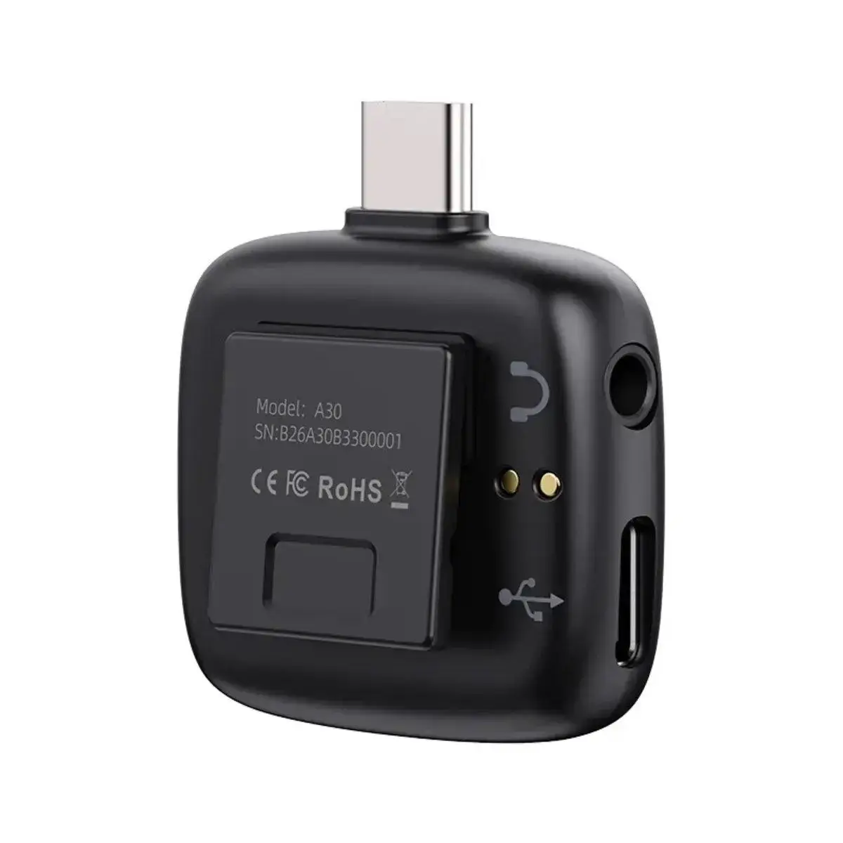 Микрофонная система Ulanzi Vijim A30 Tiny Microphone A014GBB2 A30 беспроводная Black - фото 7