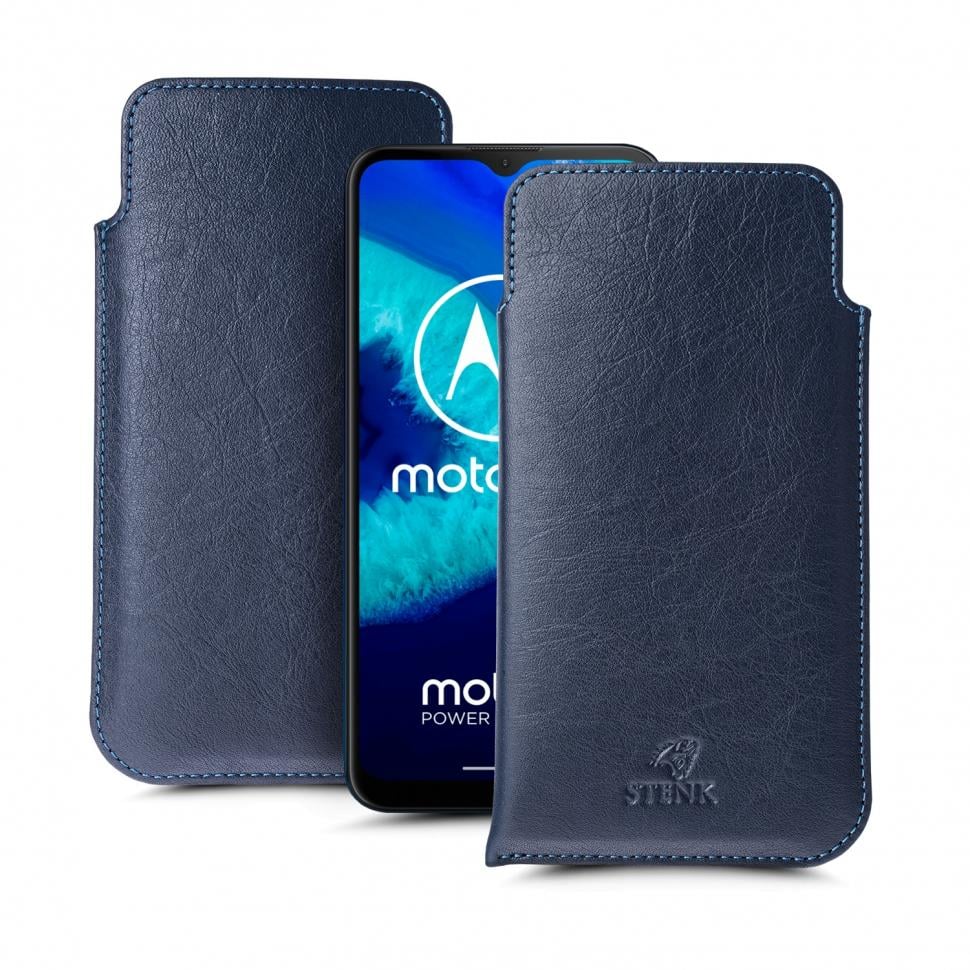 Футляр Stenk Elegance для Motorola Moto G8 Power Lite Синий (65965) Футляр Stenk Elegance для Motorola Moto G8 Power Lite Синий (65965)