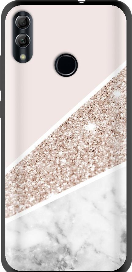 Чехол на Huawei Honor 10 Lite Пастельный мрамор (4342b-1618-42517)