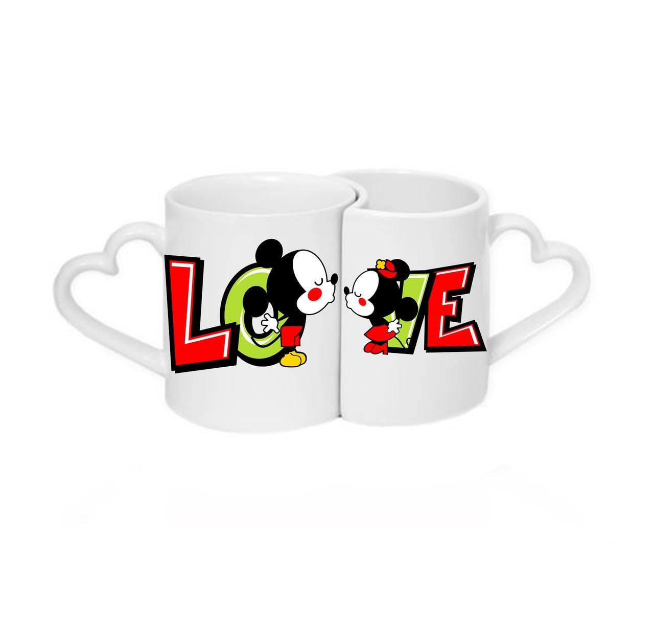 Парные чашки Love Белый (ПЧ062)