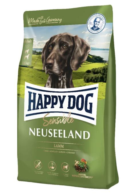 Корм для собак середніх та великих порід з чутливим травленням Happy Dog Sensible Neuseeland сухий з ягнятком 4 кг (3533)