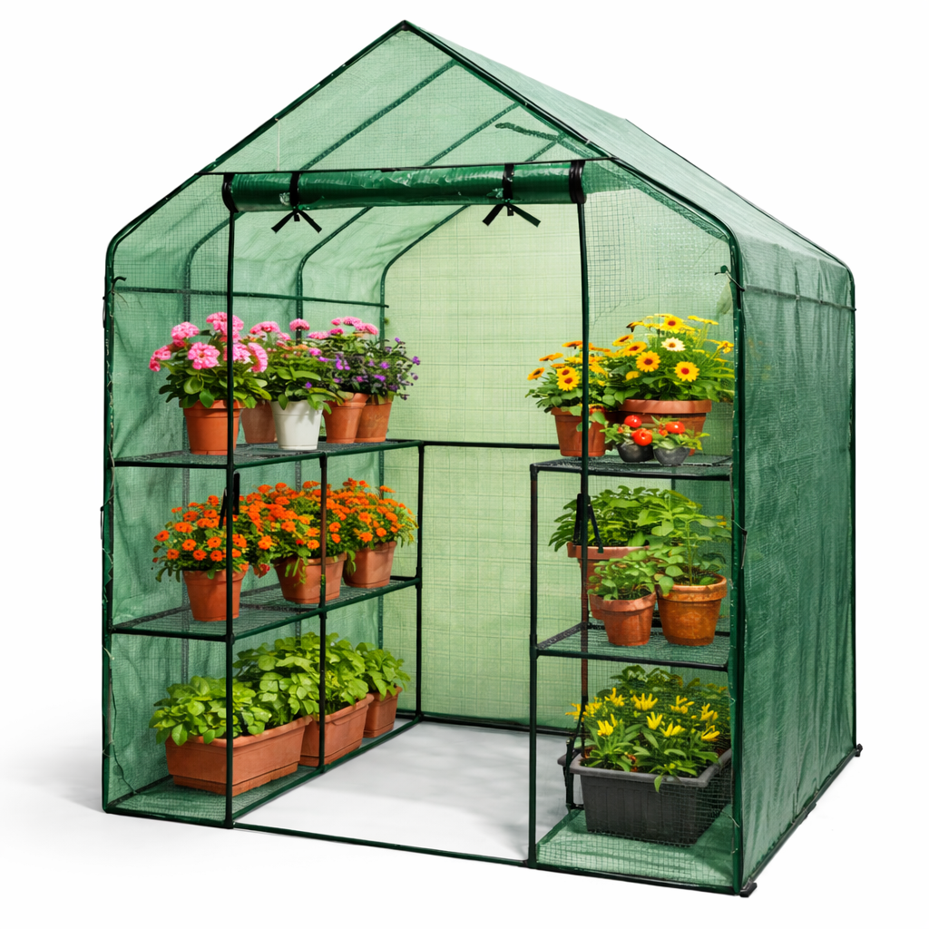 Теплица-парник для растений для винограда Helper HP-1125 1,8мм 143х73х195 см Зеленый