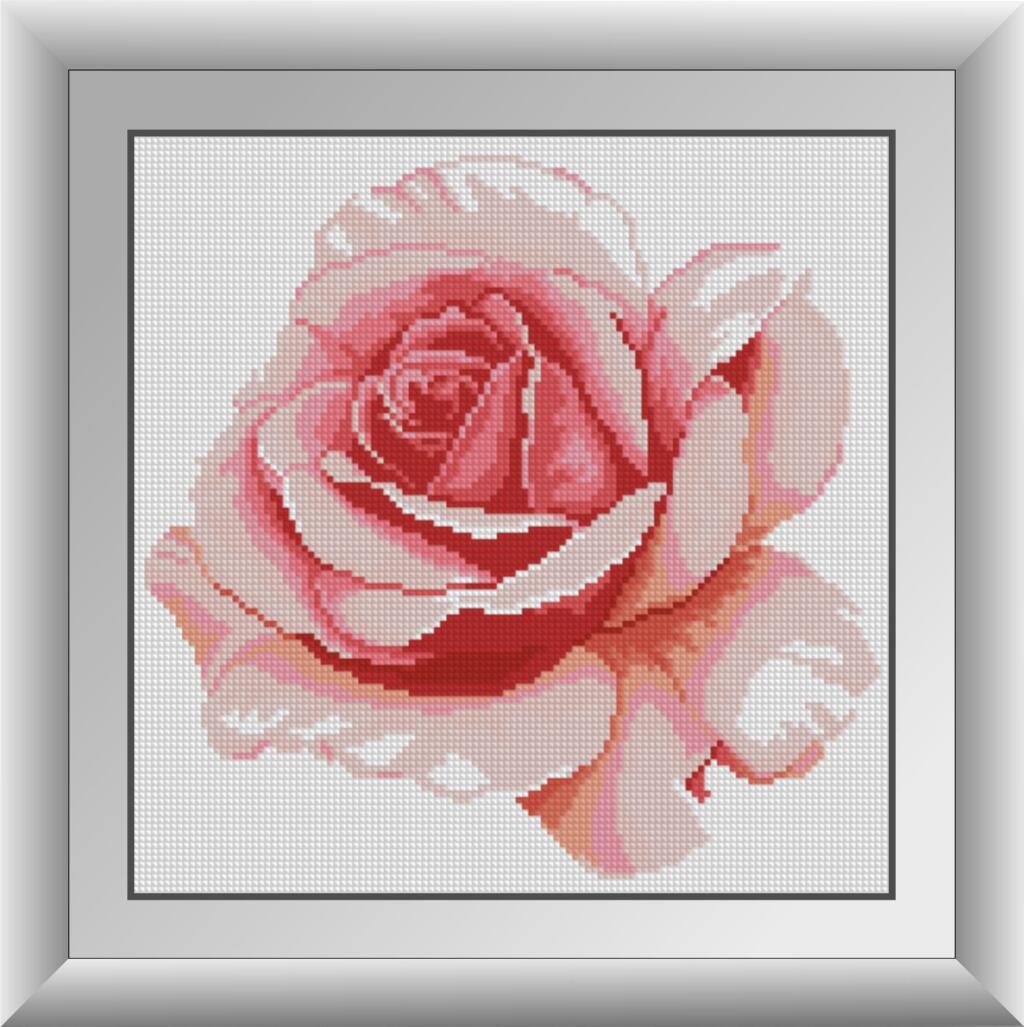 Алмазная мозаика Dream Art Роза 30x30 см (DA.30310)