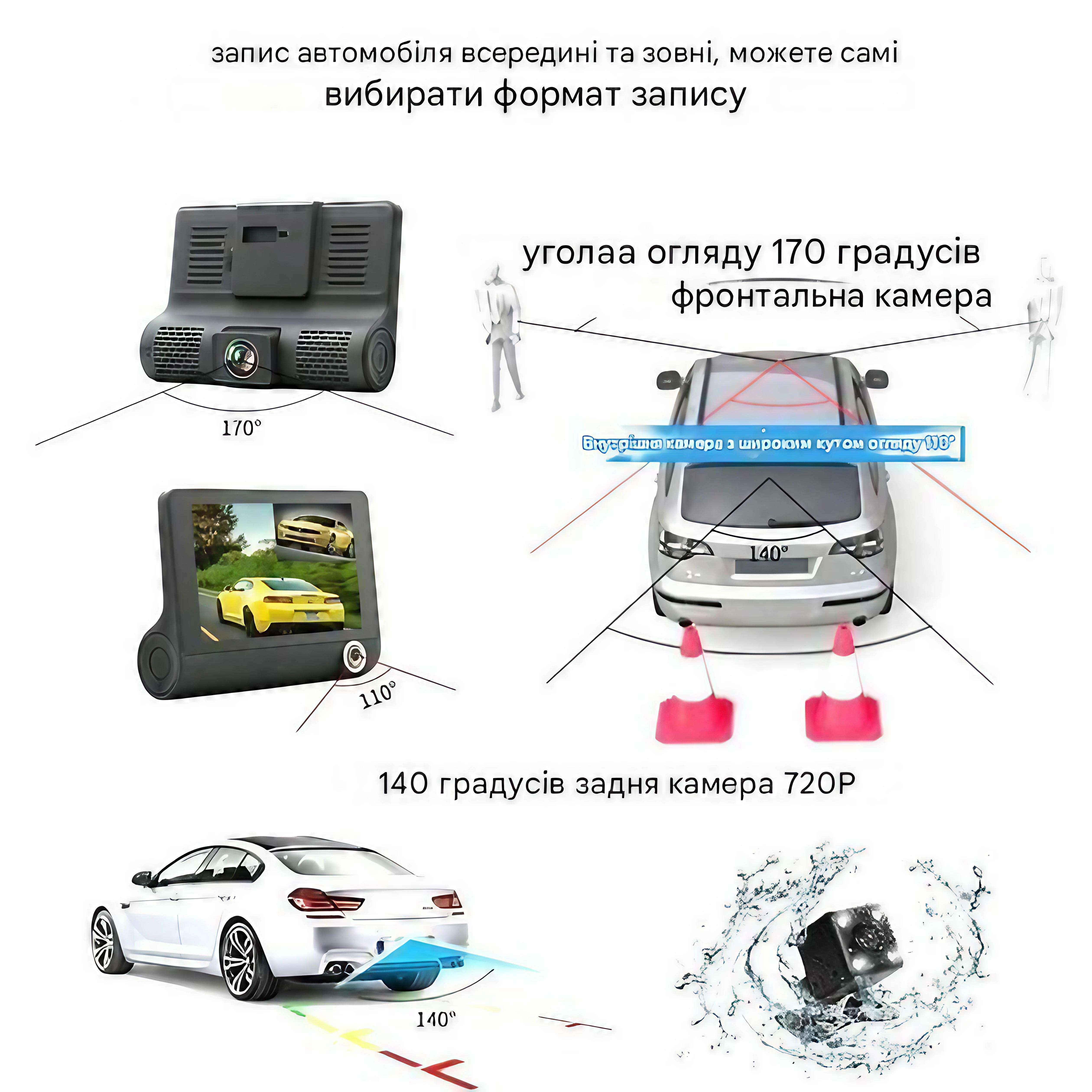 Видеорегистратор с 4" ЖК-экраном и разрешением 1080P FHD (AND-1425) - фото 5 Видеорегистратор с 4" ЖК-экраном и разрешением 1080P FHD (AND-1425) - фото 5