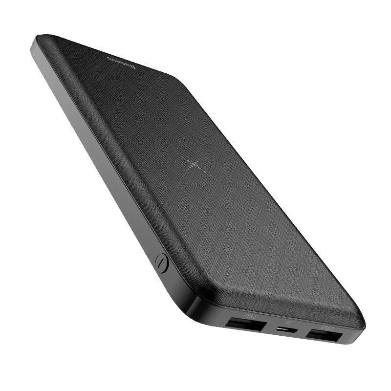 Зовнішній акумулятор Baseus M36 10000 mAh з бездротовою зарядкою Чорний