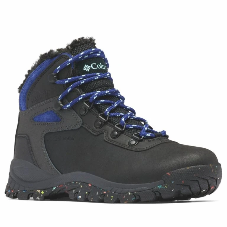 Ботинки женские Columbia Newton Ridge Plus Omni Heat р. 39 Black/Dark Sapphire (2015691)