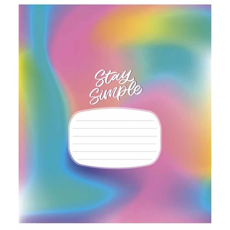 Зошит учнівський "Crazy rainbow" 024-3217L-2 в лінію 24 аркуша