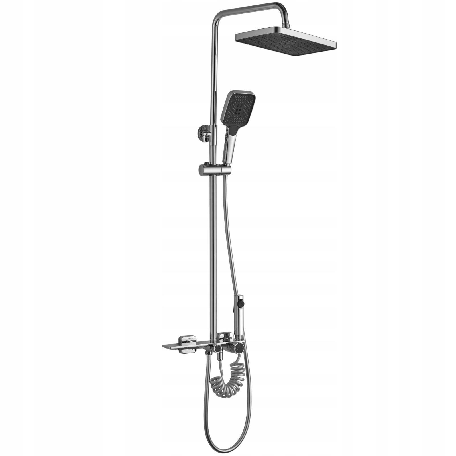 Душевая система со смесителем REA HELIX REA-P6620 Хром (161544)