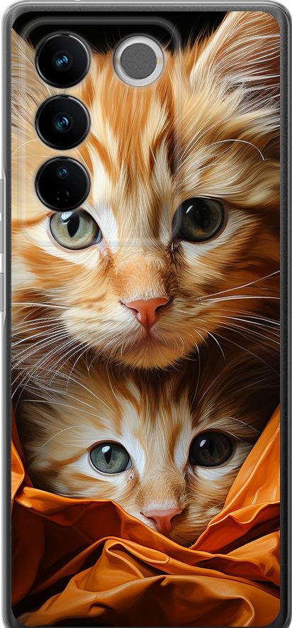 Чехол на Vivo S16 Pro Котики 2 (5664u-3123-42517)