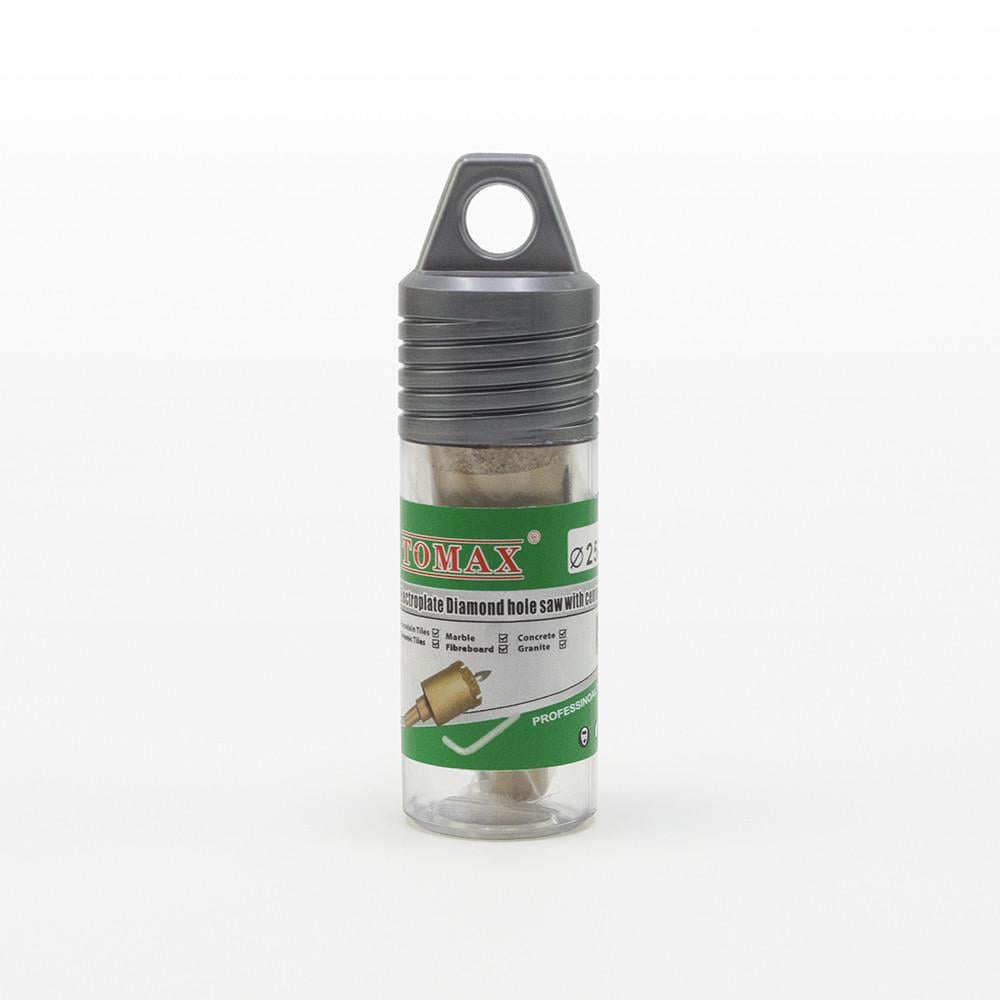 Коронка для керамогранита/плитки TOMAX 25 мм алмазная с центрирующим сверлом (1689034854) - фото 4 Коронка для керамогранита/плитки TOMAX 25 мм алмазная с центрирующим сверлом (1689034854) - фото 4