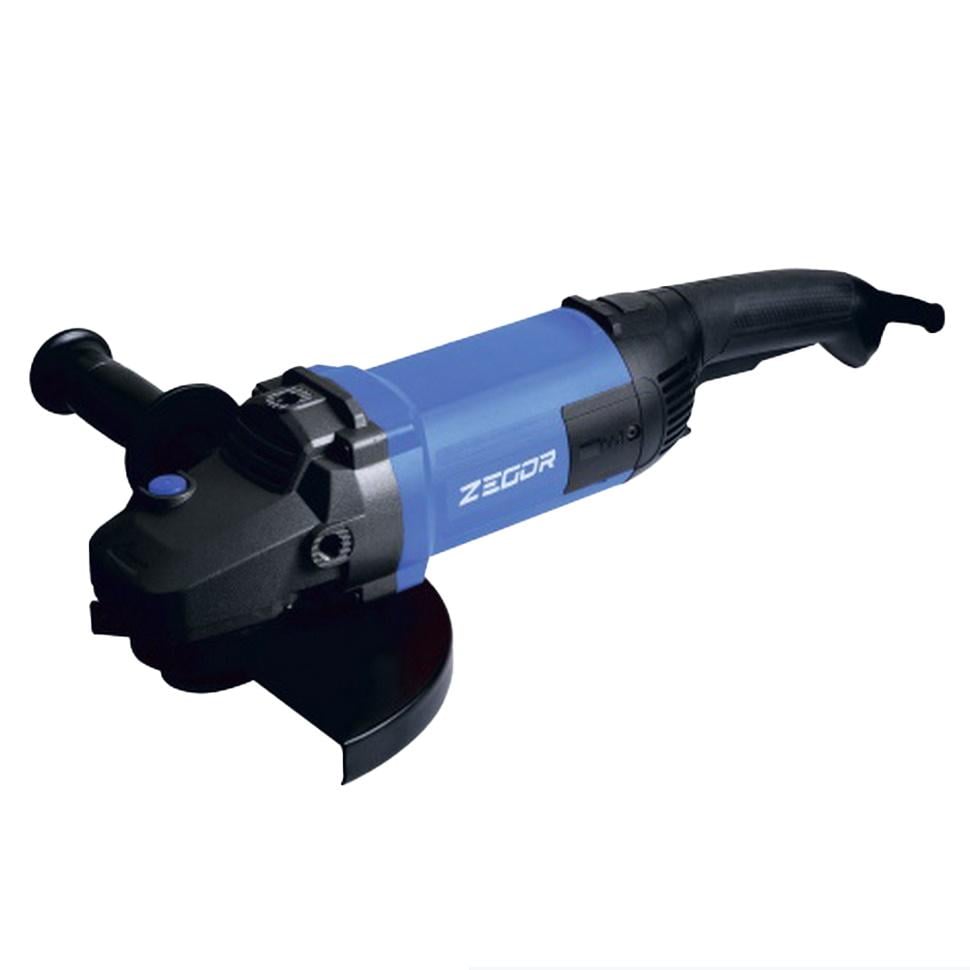 Болгарка побутова Zegor GBL230-2300 мережева із захистом від повторного включення та плавним пуском 2300 Вт