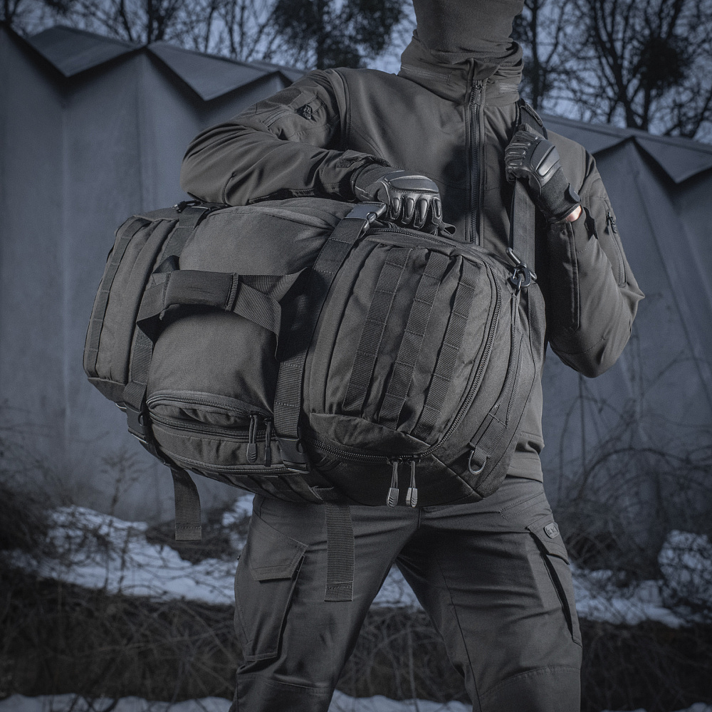 Сумка-рюкзак M-TAC Hammer Ranger ЗСУ 65x37x25 60 л Черный (9145) - фото 10