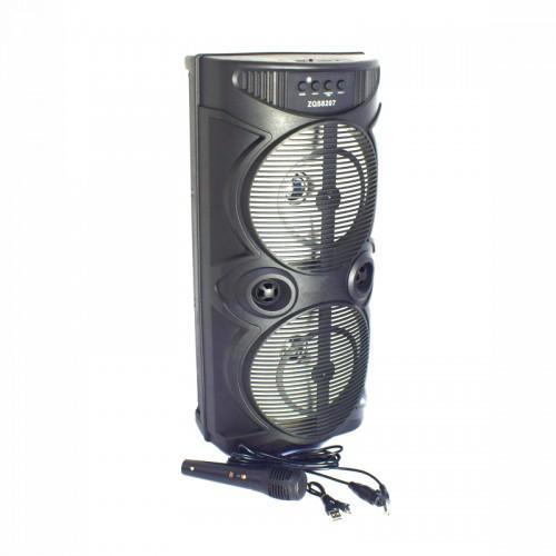 Акустическая система XPRO ZQS-8207 24 Вт USB/SD/FM радио/Bluetooth/1 микрофон/ДУ Черный (AM-3240)