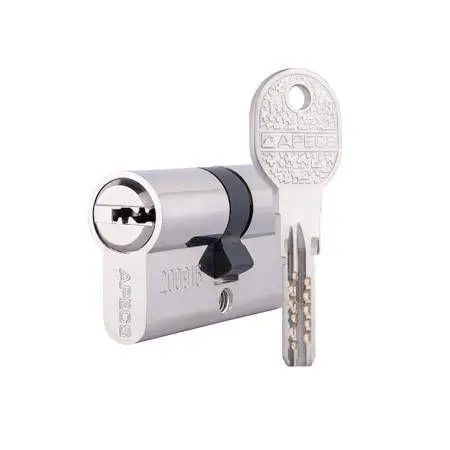 Цилиндр для замков Apecs QM-70 30/40 NI ключ-ключ (307756E)