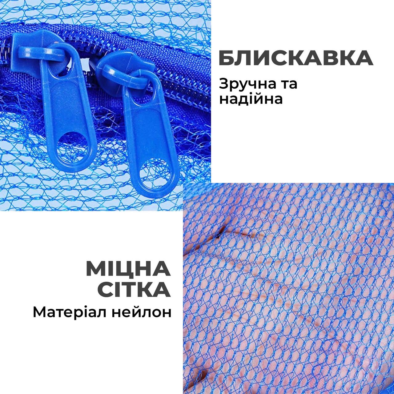 Сетка-сушилка для рыбы/овощей/фруктов/трав/грибов 3 яруса 34x34x64 см Синий (id_118962) - фото 10 Сетка-сушилка для рыбы/овощей/фруктов/трав/грибов 3 яруса 34x34x64 см Синий (id_118962) - фото 10