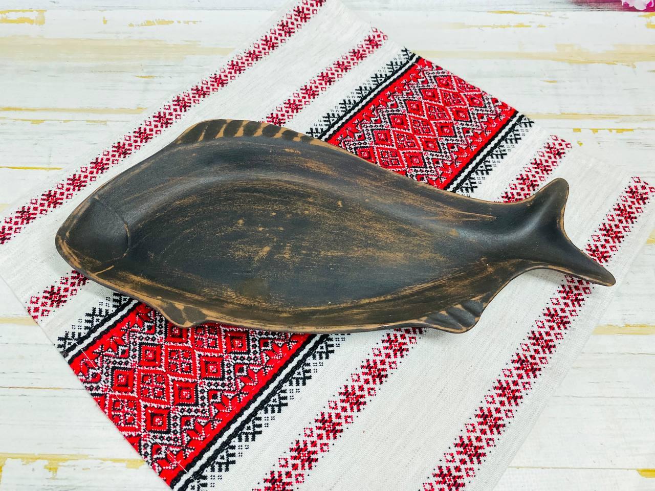 Селедочница глиняная порционная для запекания в духовке 25 см (1167745837)