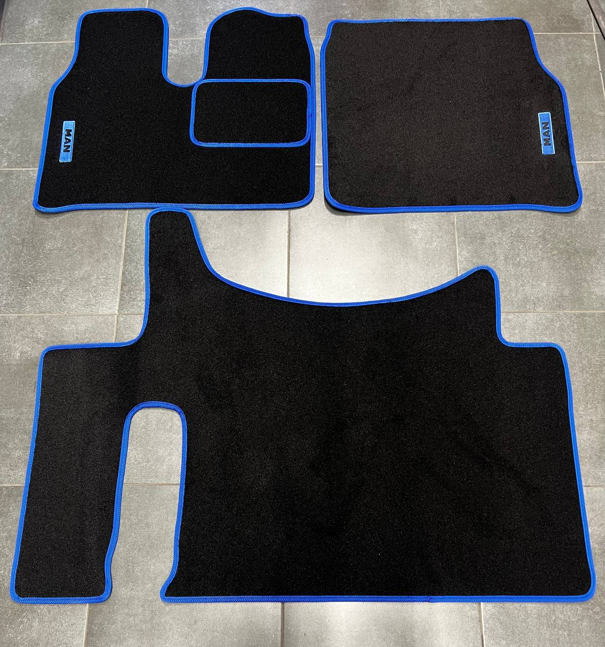 Коврики в салон ворсовые для MAN TGX 2020+ Черный (27326774)