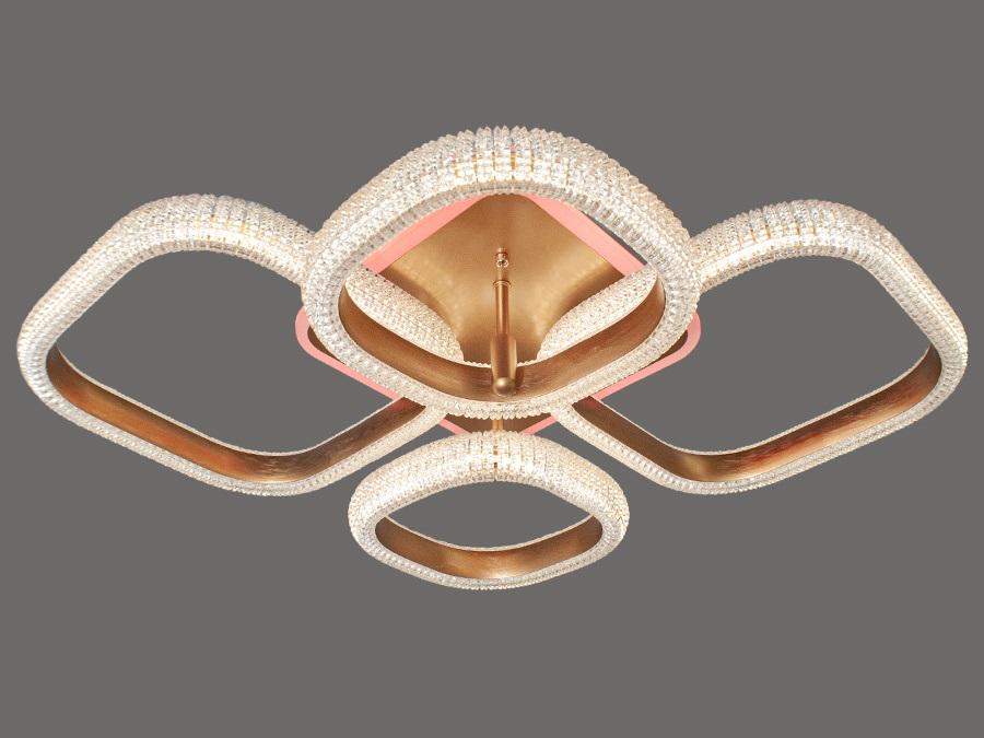 Люстра потолочная Octav с диммером и LED подсветкой 85 Вт