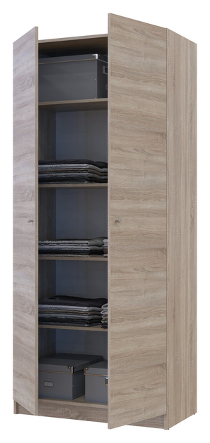 Шкаф Doros Promo с полками 90х48х204 см Дуб сонома (42005098) - фото 3